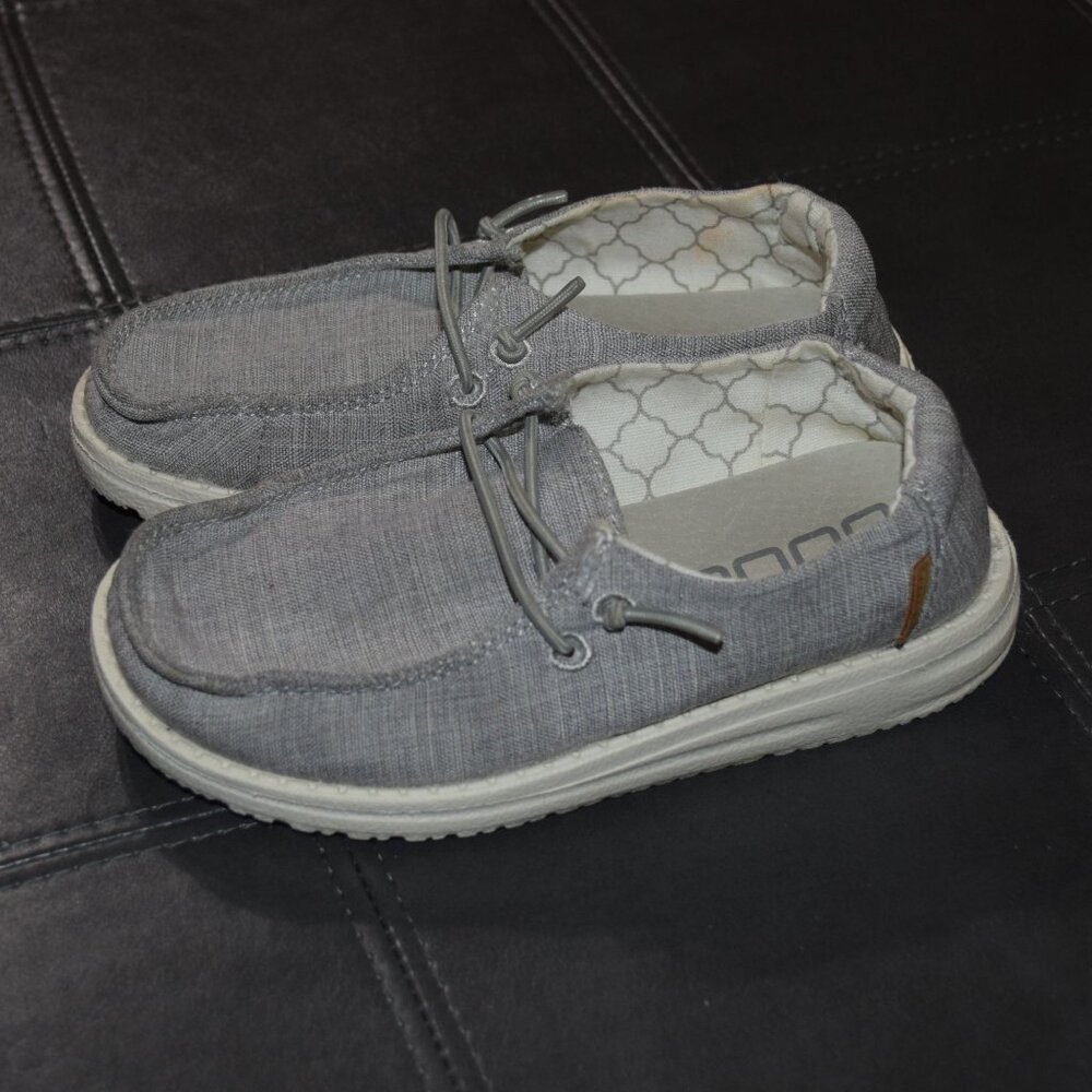 HEYDUDE Wendy Toddler Little Girls Sz 10 No-Tie Slip-On Shoes